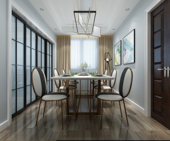 Modern Dining Room-ID:666550941