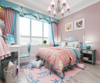 American Style Girl's Room Daughter's Room-ID:981249216