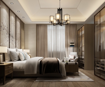 New Chinese Style Bedroom-ID:807443519