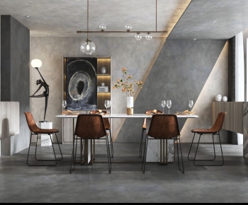 Industrial Style Dining Room-ID:516842673