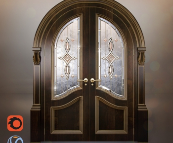 European Style Double Door-ID:365890714