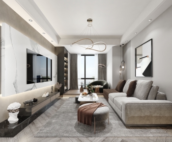 Modern A Living Room-ID:267082156