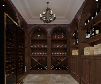 American Style Wine Cellar/Wine Tasting Room-ID:602270839