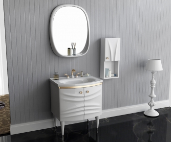 Post Modern Style Bathroom Cabinet-ID:661479976