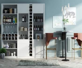 Nordic Style Wine Cabinet-ID:822523235
