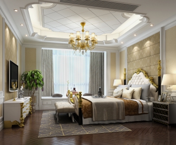 European Style Bedroom-ID:206602297