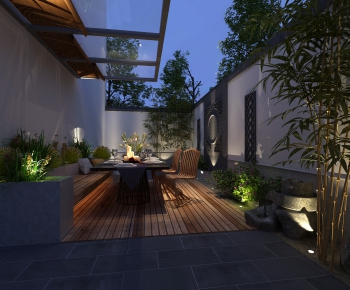 New Chinese Style Courtyard/landscape-ID:694846238