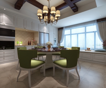 American Style Dining Room-ID:536321618