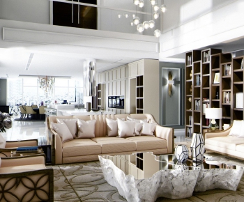Modern A Living Room-ID:903869422