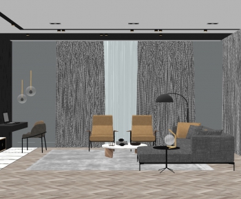 Modern A Living Room-ID:274254872