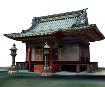 Japanese Style Ancient Architectural Buildings-ID:280506173