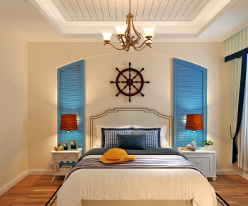 Mediterranean Style Bedroom-ID:518471995