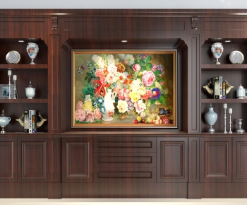 American Style Decorative Cabinet-ID:614484265