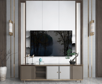 New Chinese Style TV Cabinet-ID:443517578