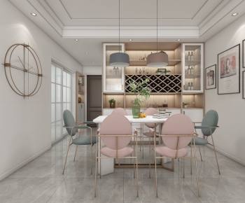 Nordic Style Dining Room-ID:777455388