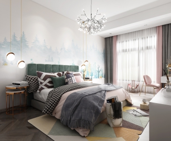 Nordic Style Bedroom-ID:509063842