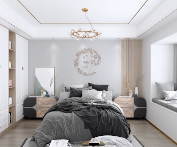 Nordic Style Bedroom-ID:526508267