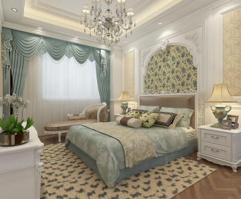 Simple European Style Bedroom-ID:185692416