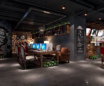 Industrial Style Internet Cafe-ID:394519654