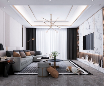 Modern A Living Room-ID:336816868