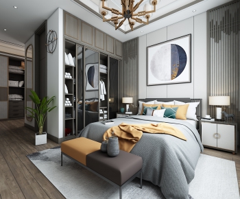 New Chinese Style Bedroom-ID:148908238