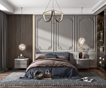 Simple European Style Bedroom-ID:562638411