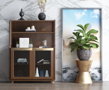 New Chinese Style Bookcase-ID:813565573