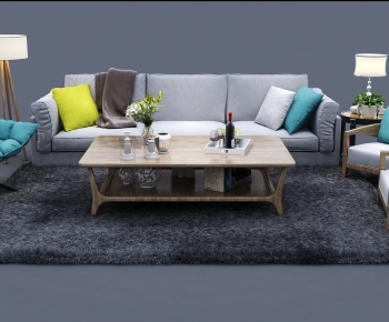 Nordic Style Sofa Combination-ID:890286823