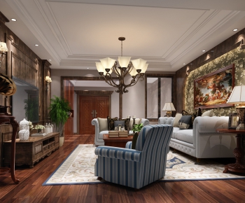 American Style A Living Room-ID:836915221