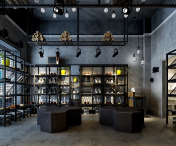 Industrial Style Shoe Store-ID:973908376