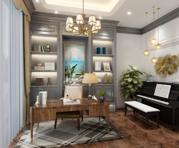 Simple European Style Study Space-ID:271777493