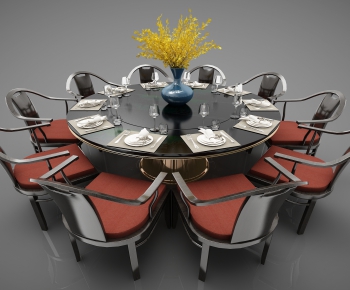 New Chinese Style Dining Table And Chairs-ID:623751584