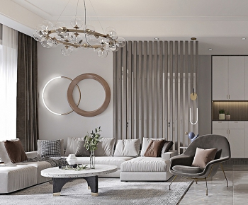 Modern A Living Room-ID:291117619