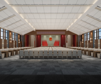 New Chinese Style Meeting Room-ID:239250854