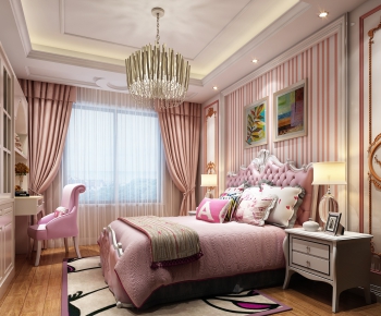 New Classical Style Girl's Room Daughter's Room-ID:673731459