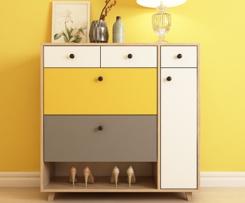 Nordic Style Shoe Cabinet-ID:998401966