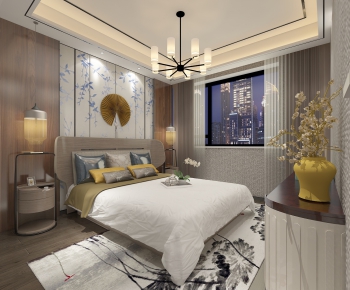 New Chinese Style Bedroom-ID:623815456