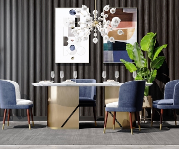 Modern Dining Table And Chairs-ID:703627211