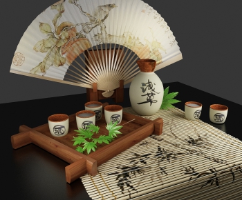 日式茶具摆件组合-ID:677235189