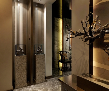 New Chinese Style Hallway-ID:462111632