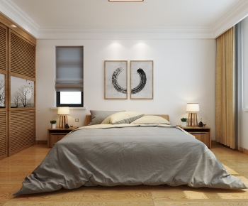 New Chinese Style Bedroom-ID:513652319