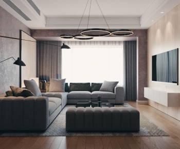 Modern A Living Room-ID:818707759