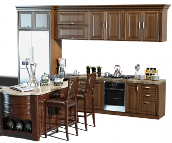 European Style Kitchen Cabinet-ID:314997243