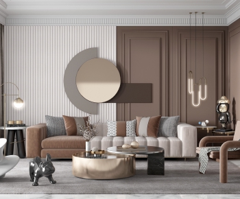 Modern A Living Room-ID:977049272