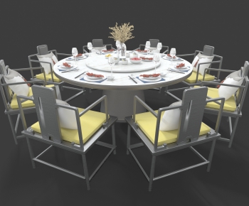 New Chinese Style Dining Table And Chairs-ID:423262587