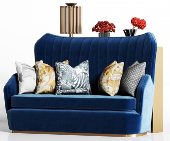Simple European Style A Sofa For Two-ID:103501467