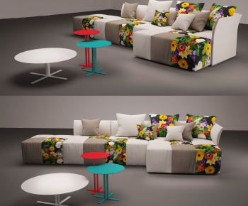 Idyllic Style Corner Sofa-ID:723973912