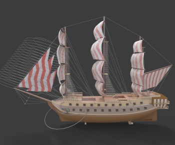 现代船模型-ID:684380929