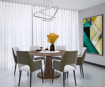 Modern Dining Table And Chairs-ID:328324797