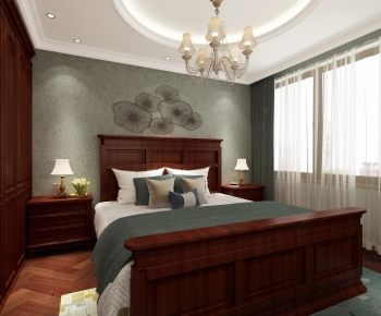 American Style Bedroom-ID:484415691